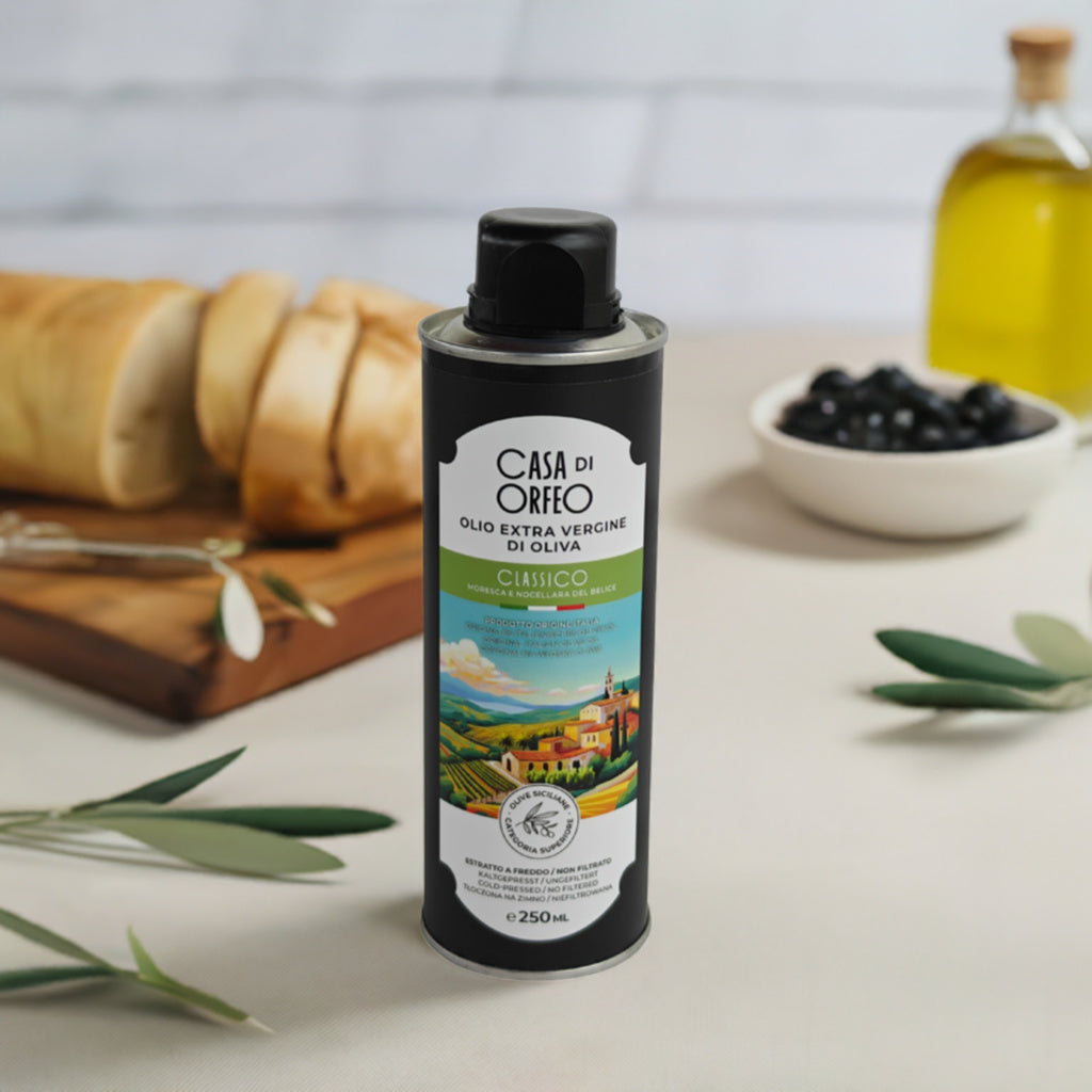 Natives Olivenöl Extra Vergine Casa di Orfeo 250 ml – Sizilien 2025/2026, Italien