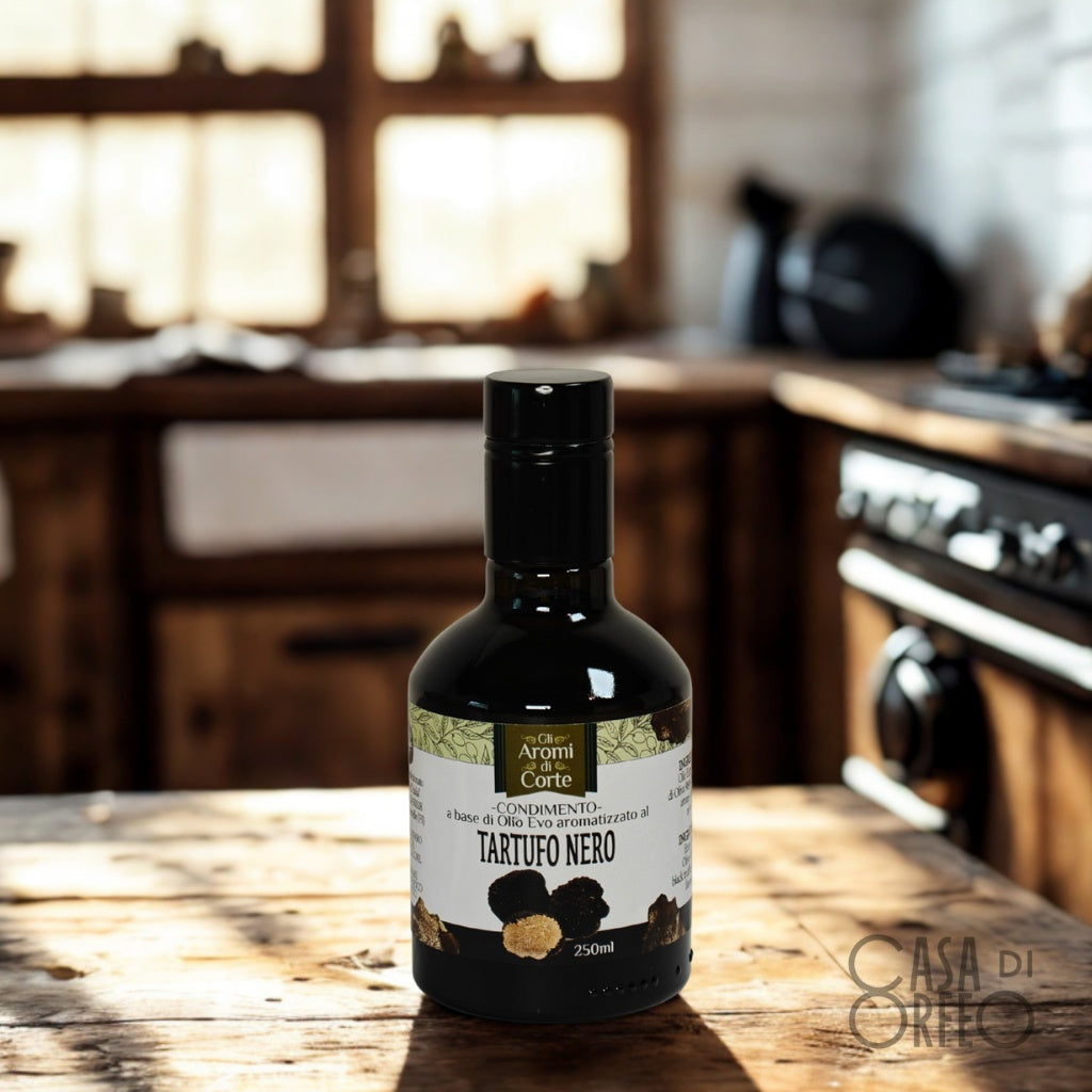 Olivenöl mit schwarzem Trüffel-Aroma 250 ml