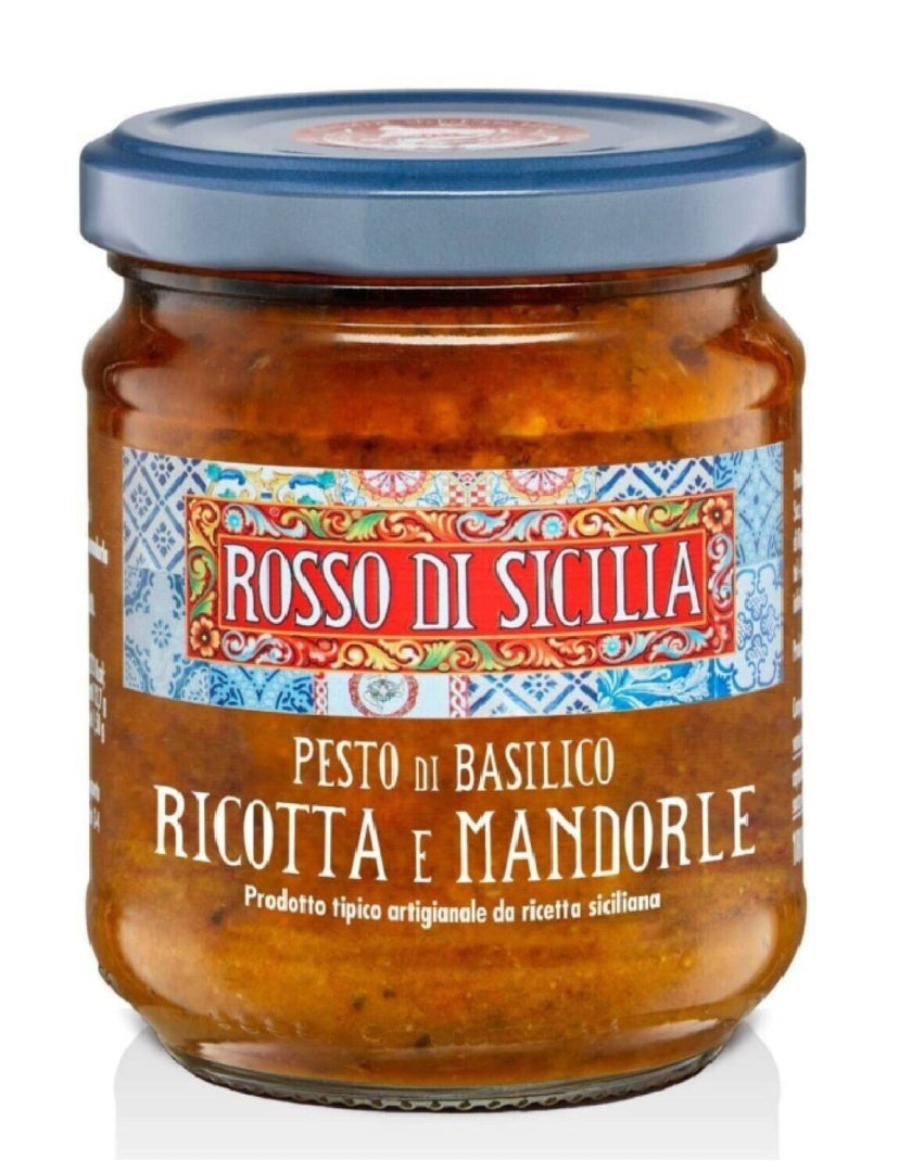 Pesto mit Ricotta, Basilikum und Mandeln 180 g