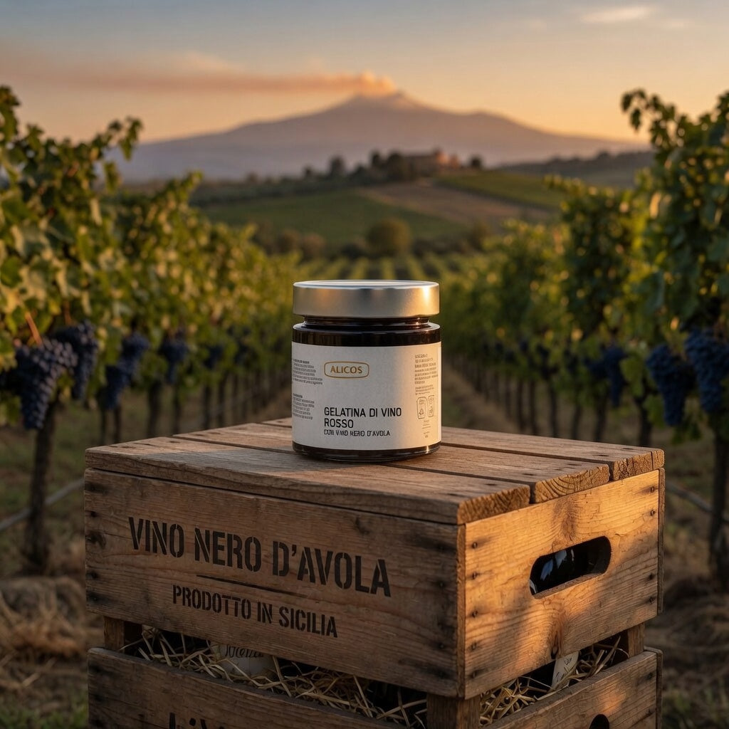 Weingelee aus Nero d’Avola IGP 220 g