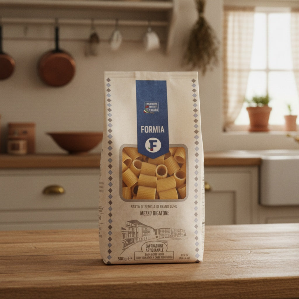 Mezzo Rigatone - 100% SEMOLINA 500 g