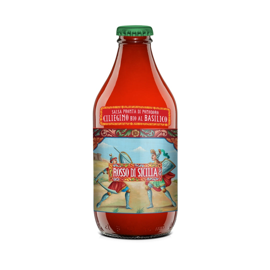 BIO-Kirschtomatensauce mit Basilikum 330 ml