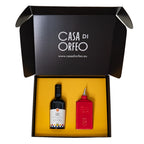 Italienisches Geschenk – natives Olivenöl extra (EVO) + Oliera Lattina Rosso 300 ml