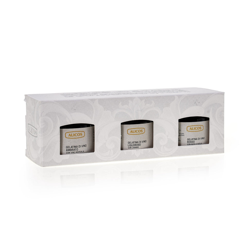 Set – Weingelees aus den Rotweinen Nero d’Avola, Ambrato und Zibibbo 3 × 110 g
